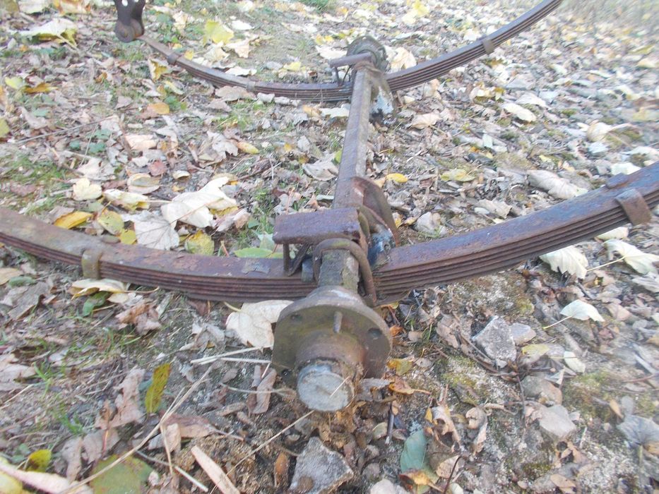 OS do przyczepki mocna solidna resory kola komplet 450 zl