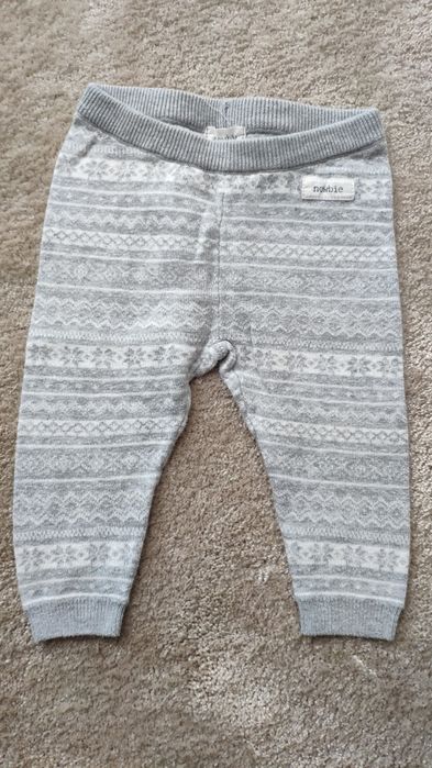 Leginsy newbie zimowe sweterkowe 68