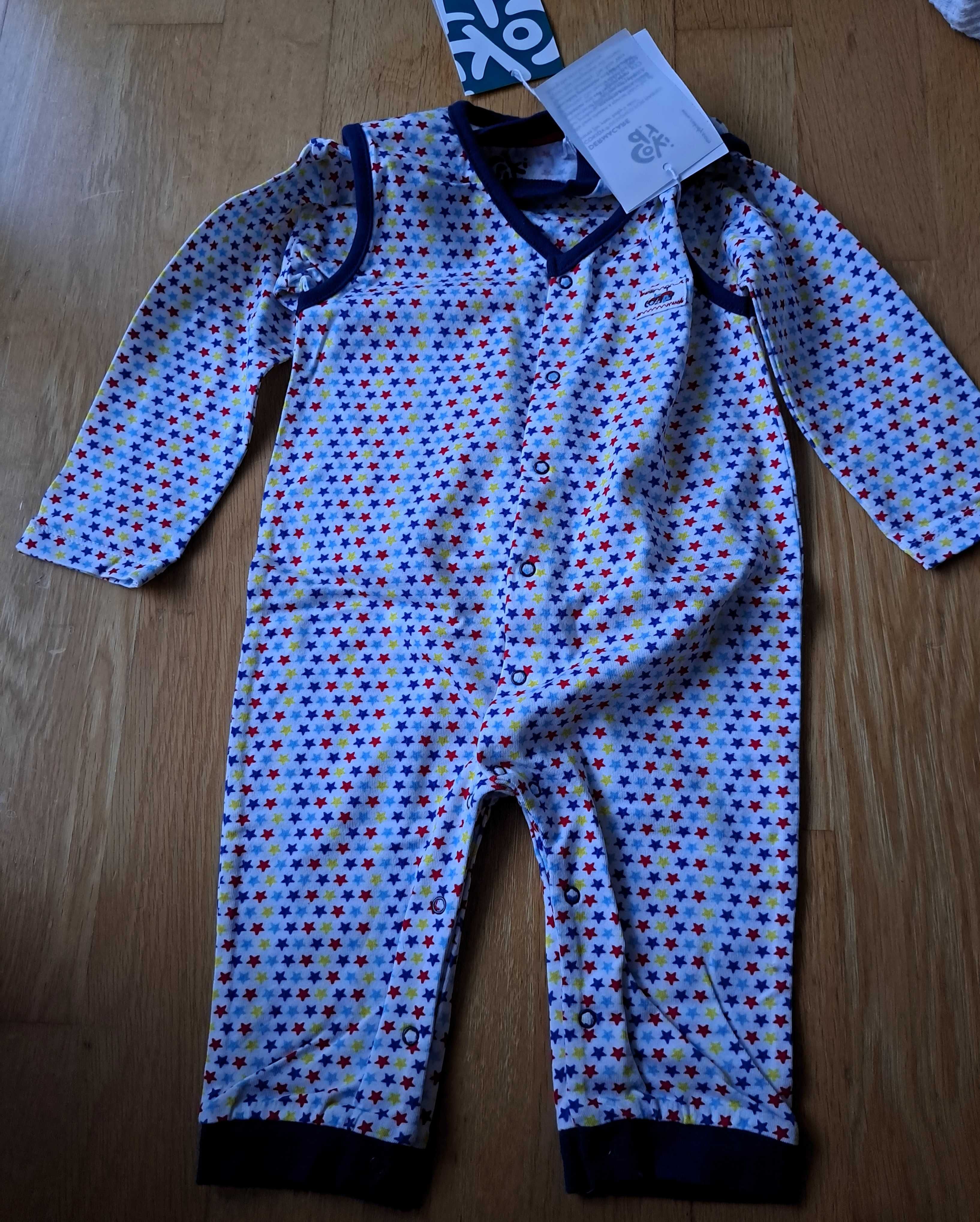 Tshirt + Macacão/Jumpsuit - 3-6 meses - Cokidy - Novos!