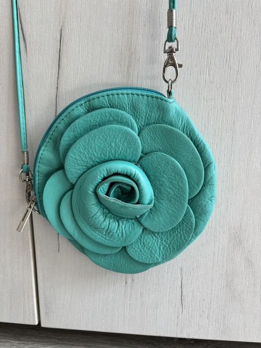 Італійська шкіряна сумочка -клатч crossbody колір ~vera pelle~