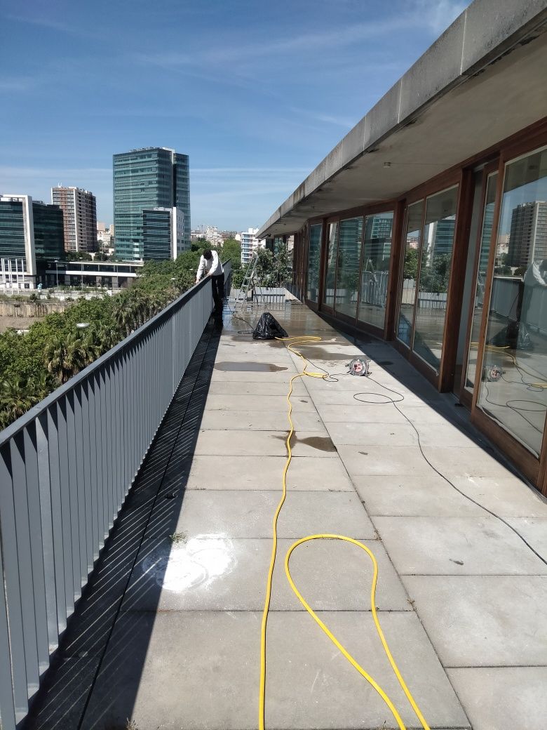Tratamento de terraços varandas garagem