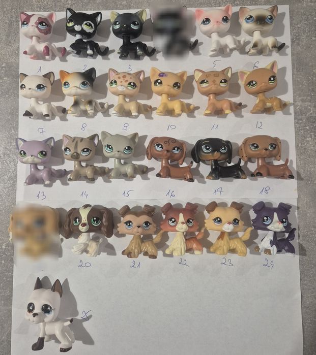 Lps pet shop shorthair spaniel collie jamnik dog