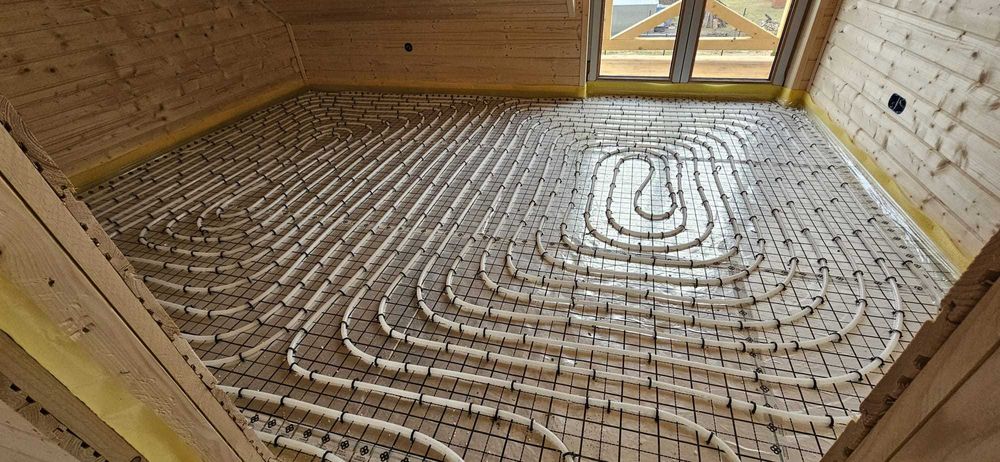 Wylewki anhydrytowe, pianobeton