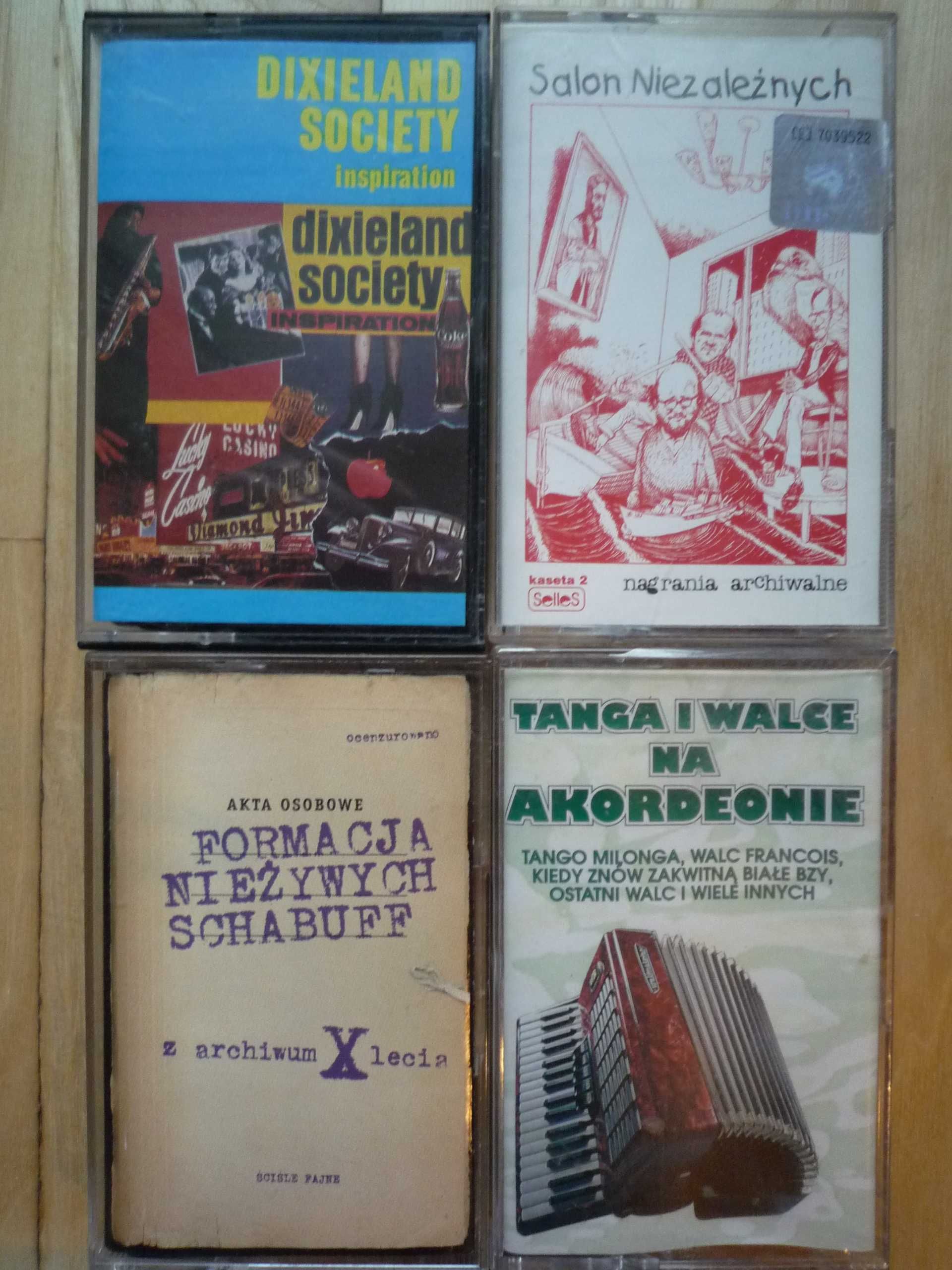 12x kasety magnetofonowe ORGANY OLIWSKIE, akordeon, Animals, Domingo
