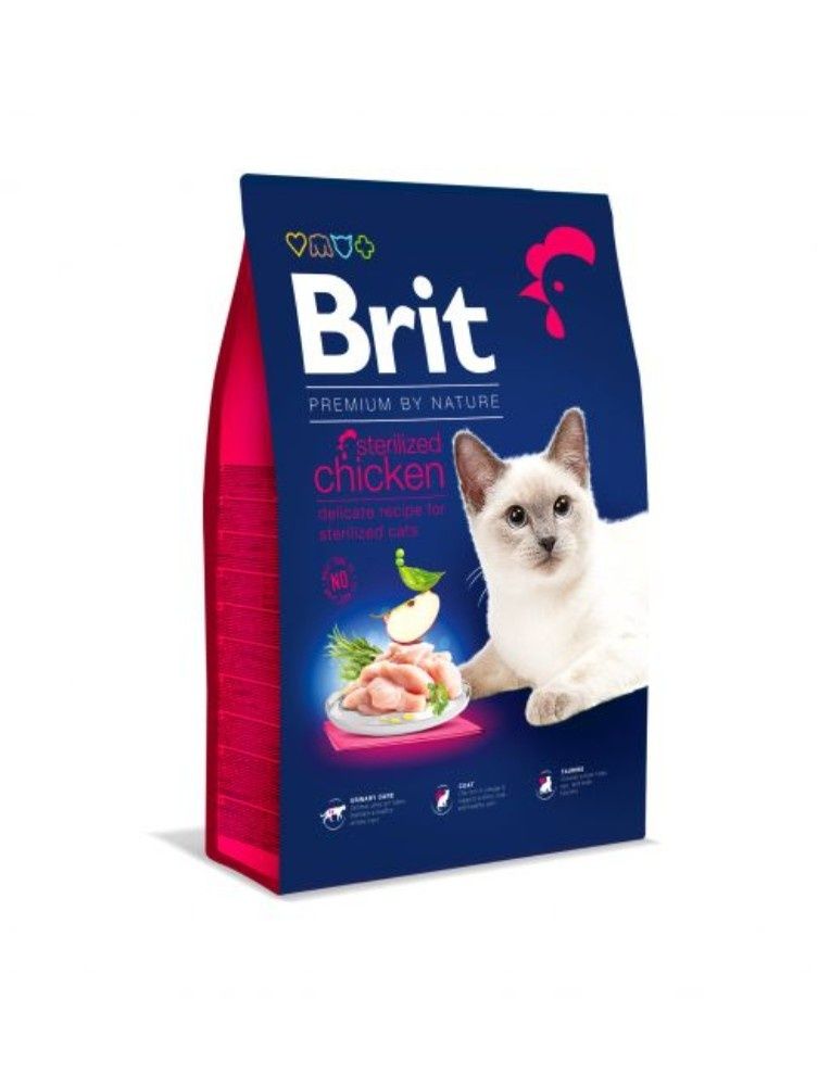 Brit Premium Cat Sterilized Chicken 300g