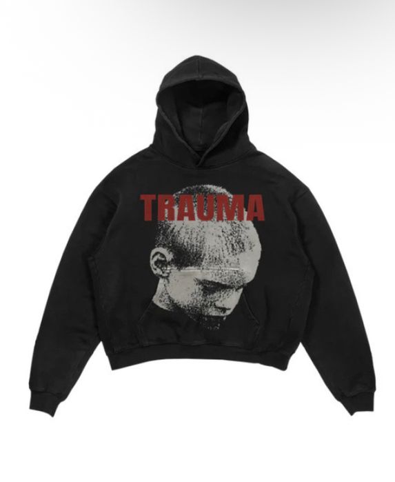 Худі з принтом trauma