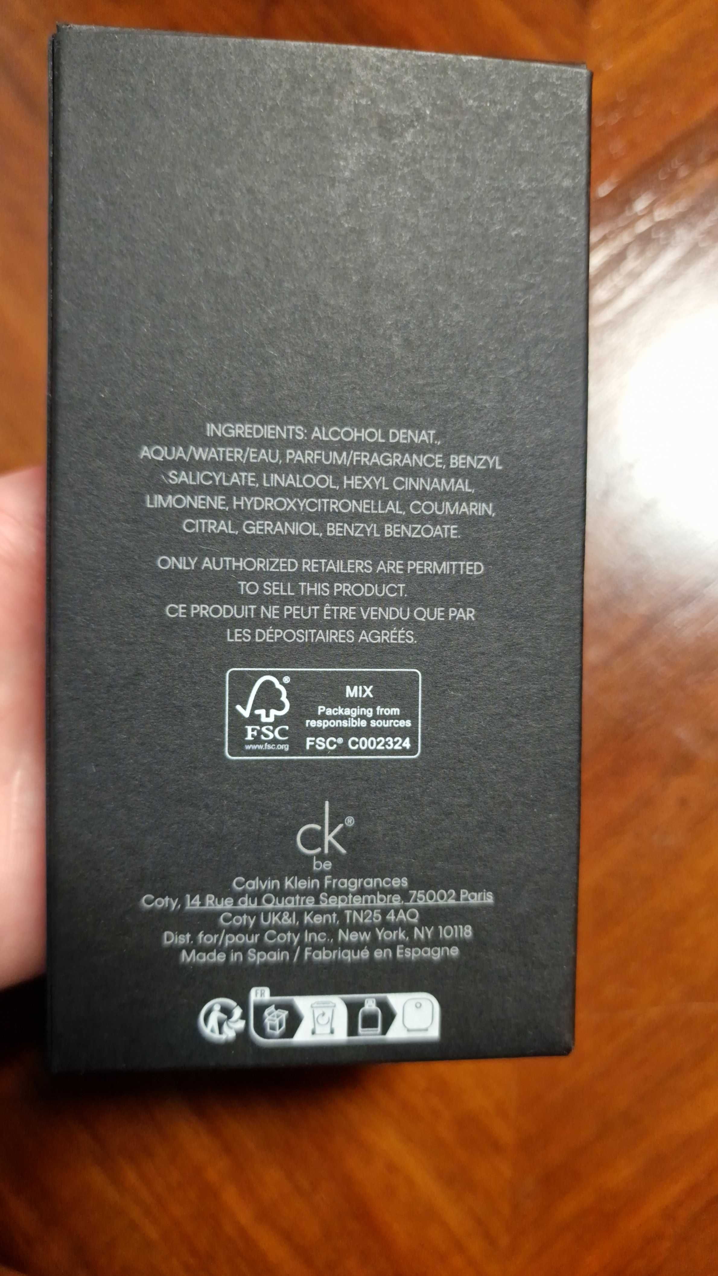 Calvin Klein perfume Be Eau de Toilette