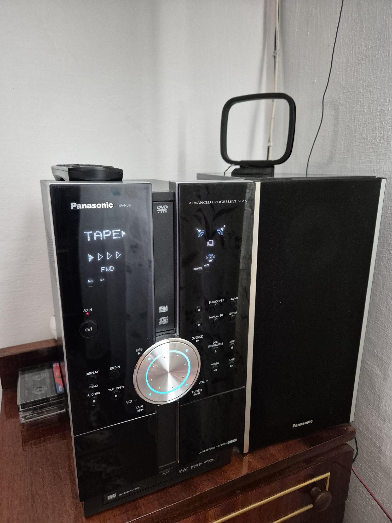 Panasonic SC-NC6 Стереосистема,коли все разом.Вражає!