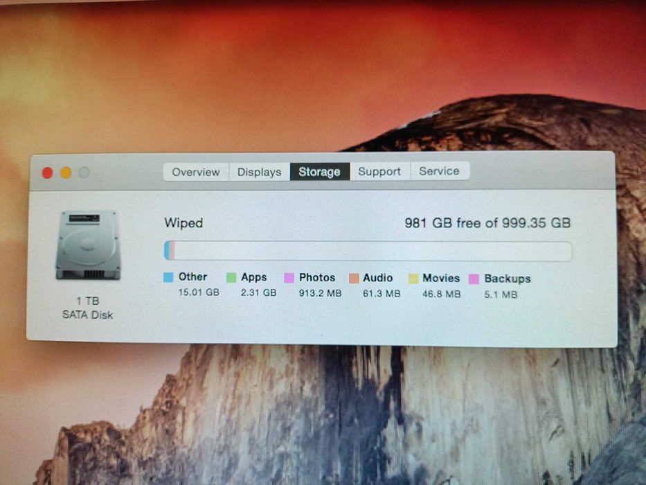 Apple Mac Mini A1347 Late 2014  i5-4278U 16Gb  1Tb HDD