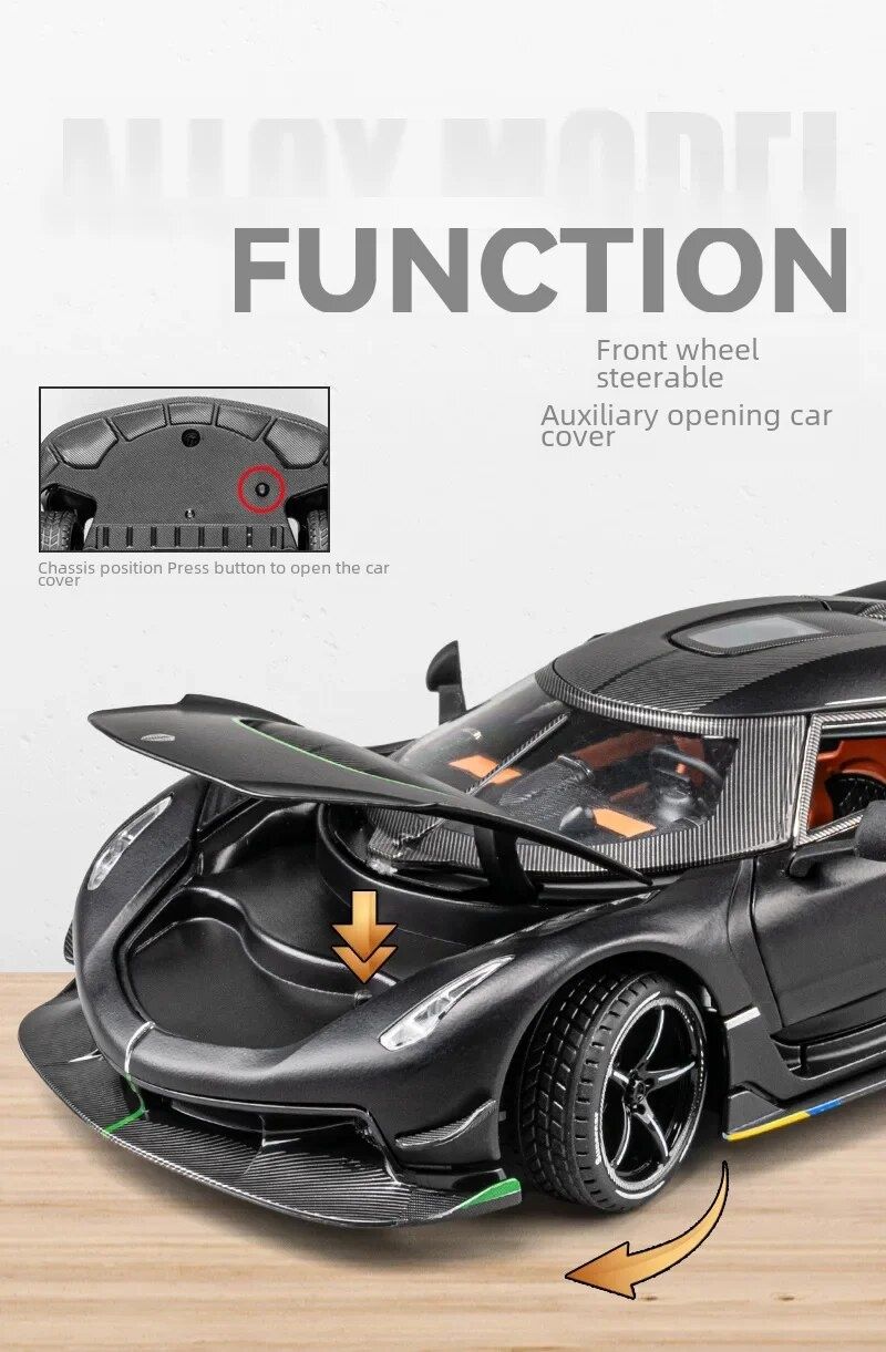 1:24 Модель sport car Koenigsegg Jesko