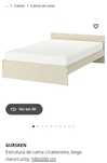Cama de casal IKEA
