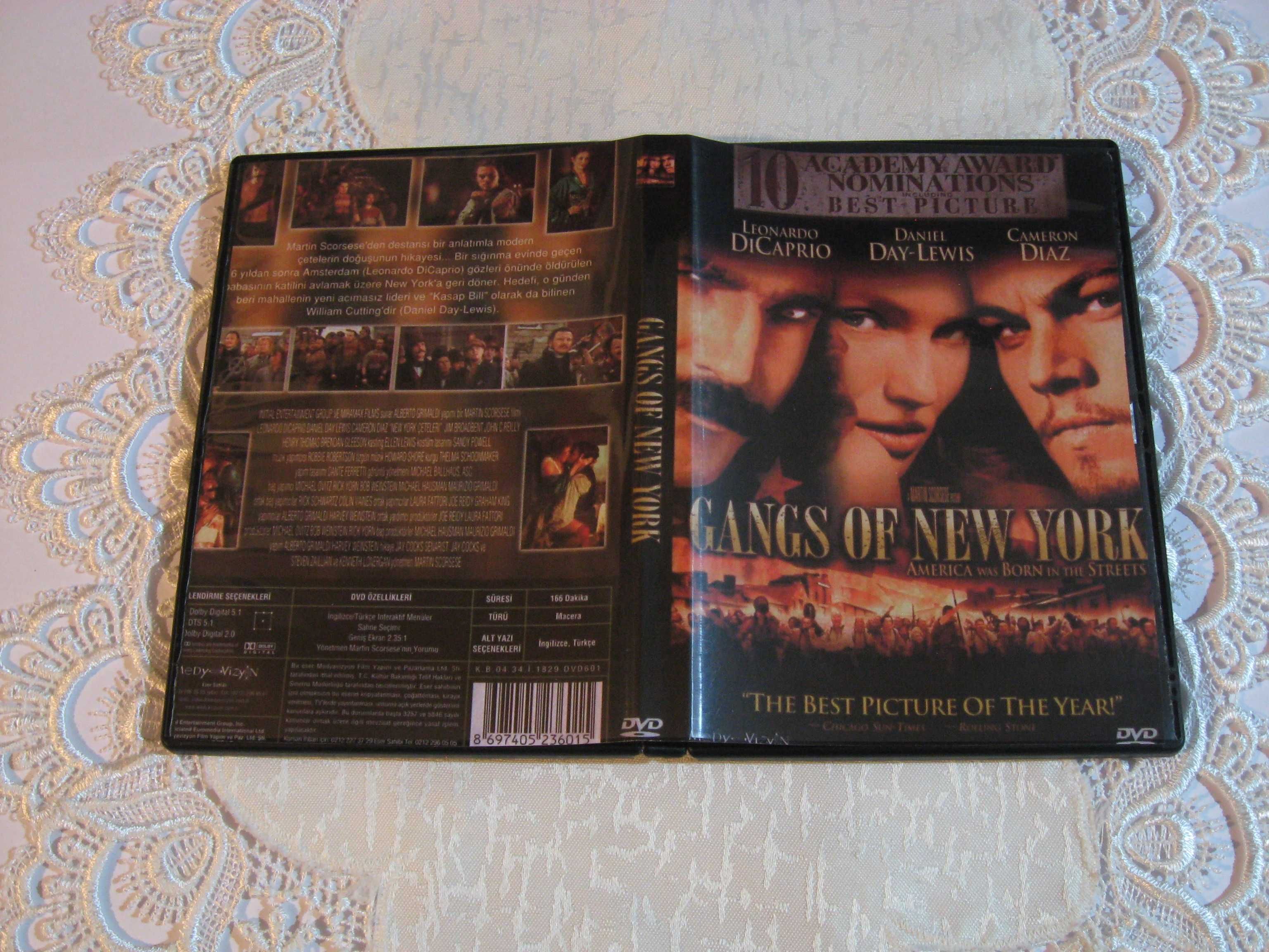 Film DVD Gangi Nowego Jorku 2002 reżyseria Martin Scorsese