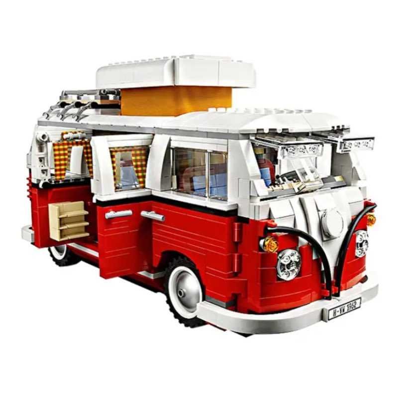 Klocki wzór LEGO Volkswagen Transporter (ogórek) Autko Samochodzik