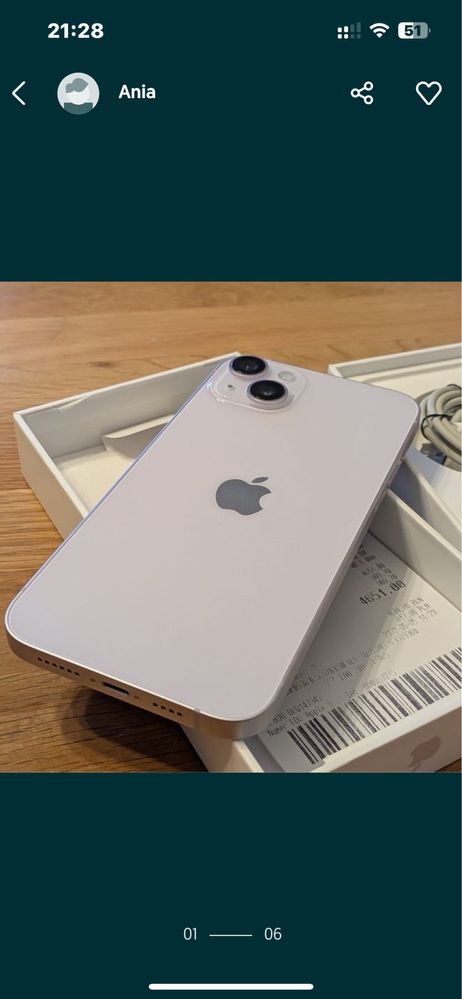I Phone 14 plus  fioletowy