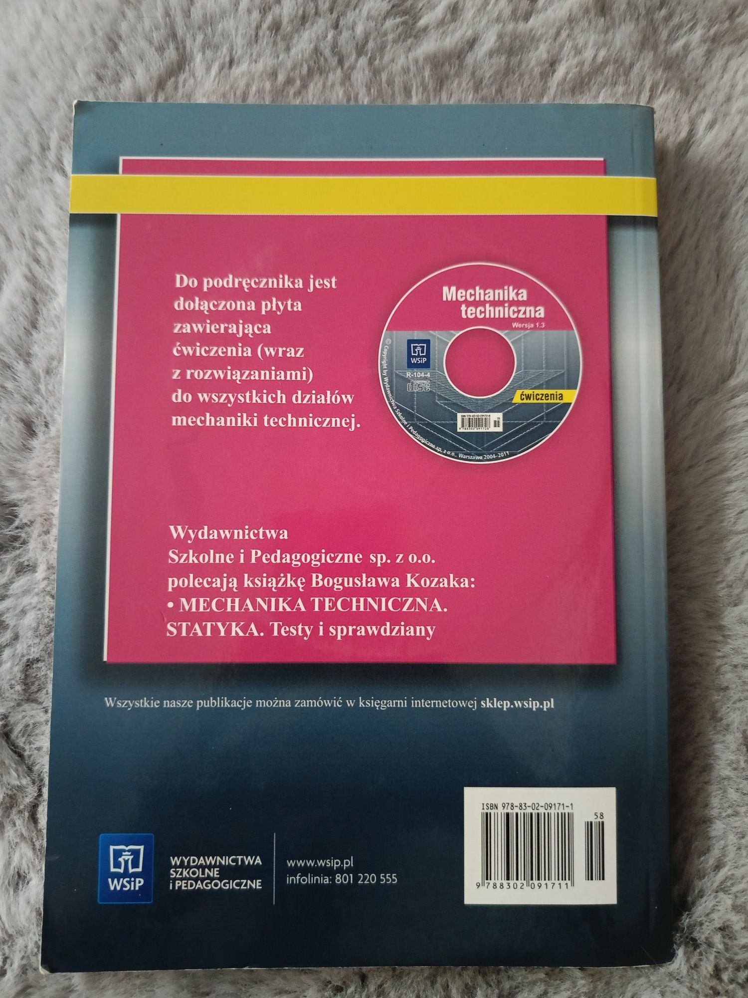 Podręcznik Mechanika techniczna z płytą
