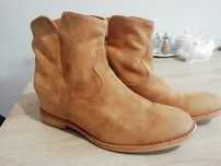 Botki  damskie camel zamszowe r. 40