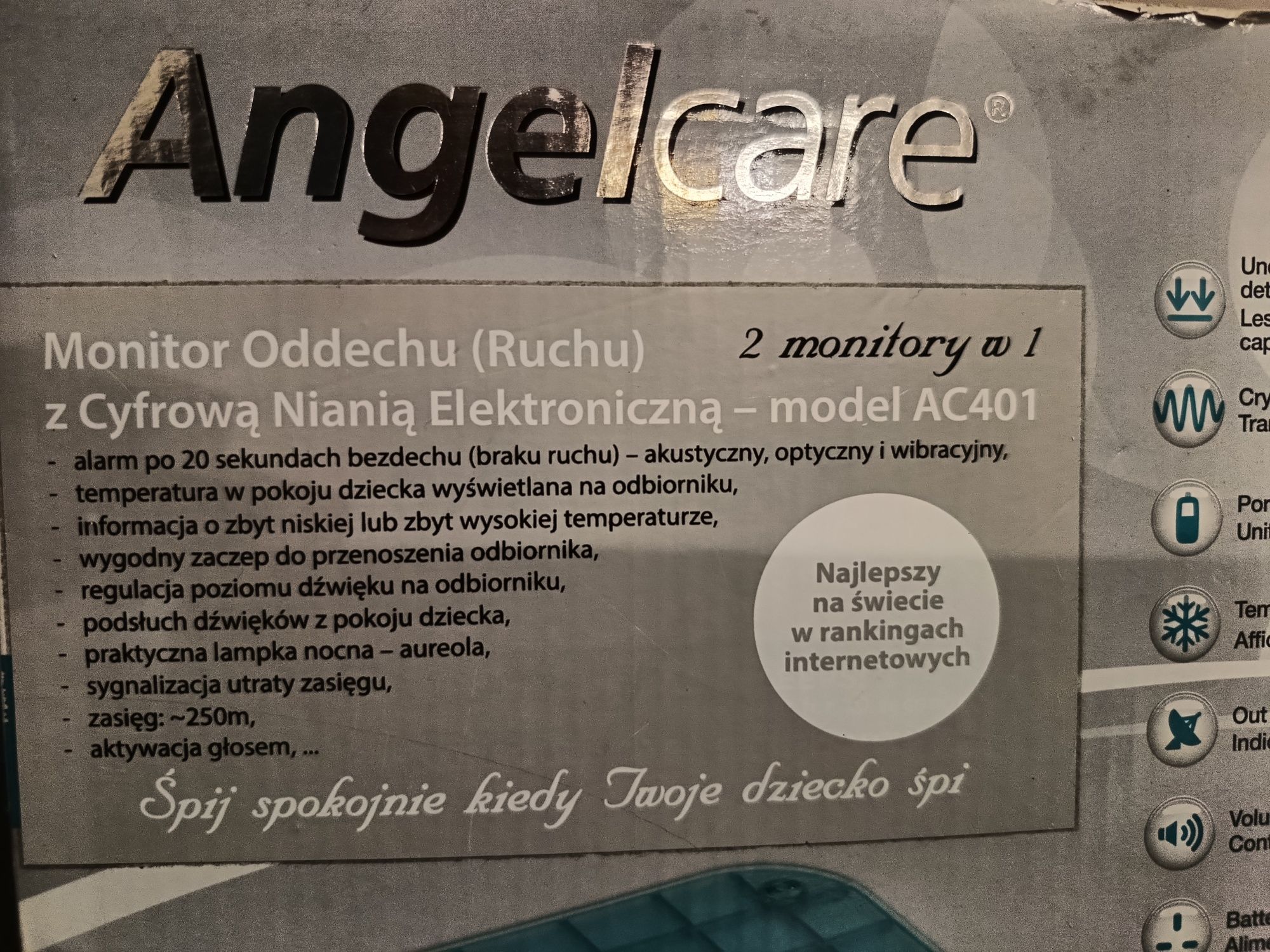 AC401 ANGELCARE - monitor oddechu + niania