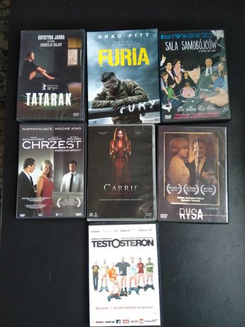 Filmy DVD Furia, Rysa, Tatarak, Testosteron, Chrzest