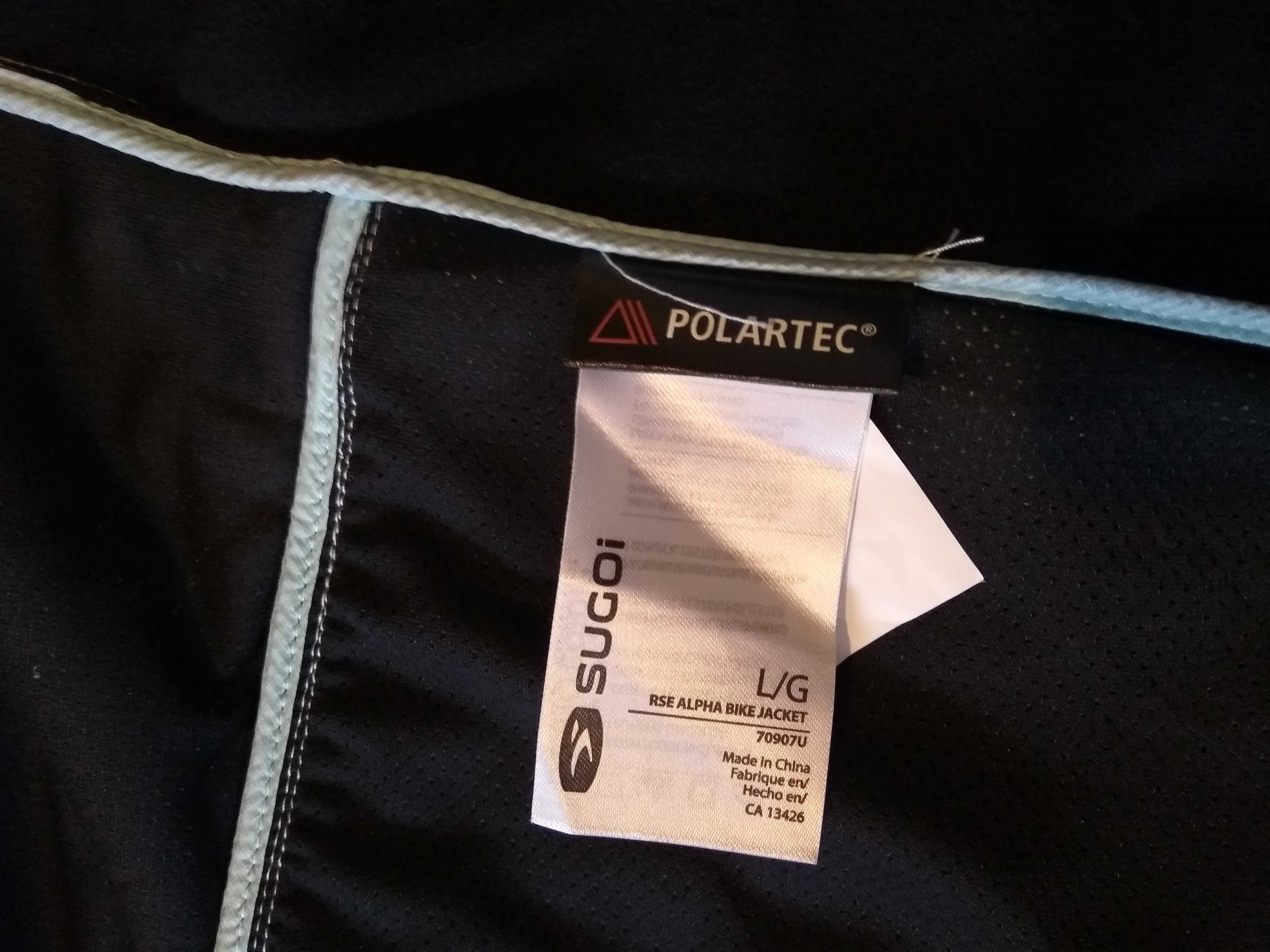 SUGOI RSA Alpha Bike Jacket kurtka rowerowa/Biegowa POLRTEC  Roz. L