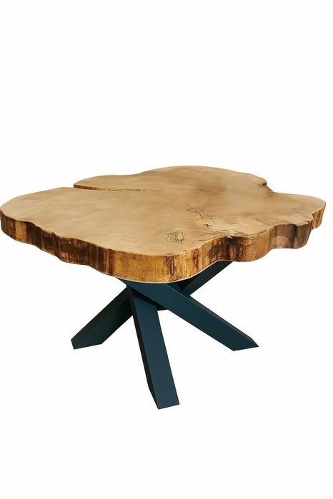 Stolik kawowy klon - loft coffee table  80 cm