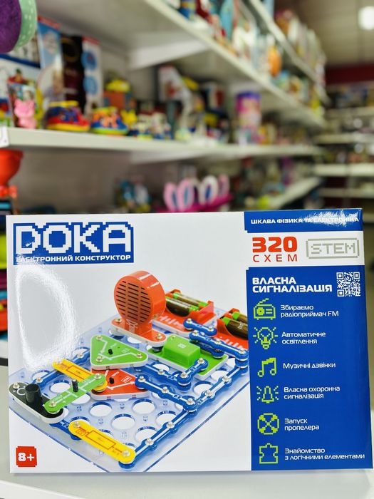 Электронный конструктор doka 320 схем (REW-K002)