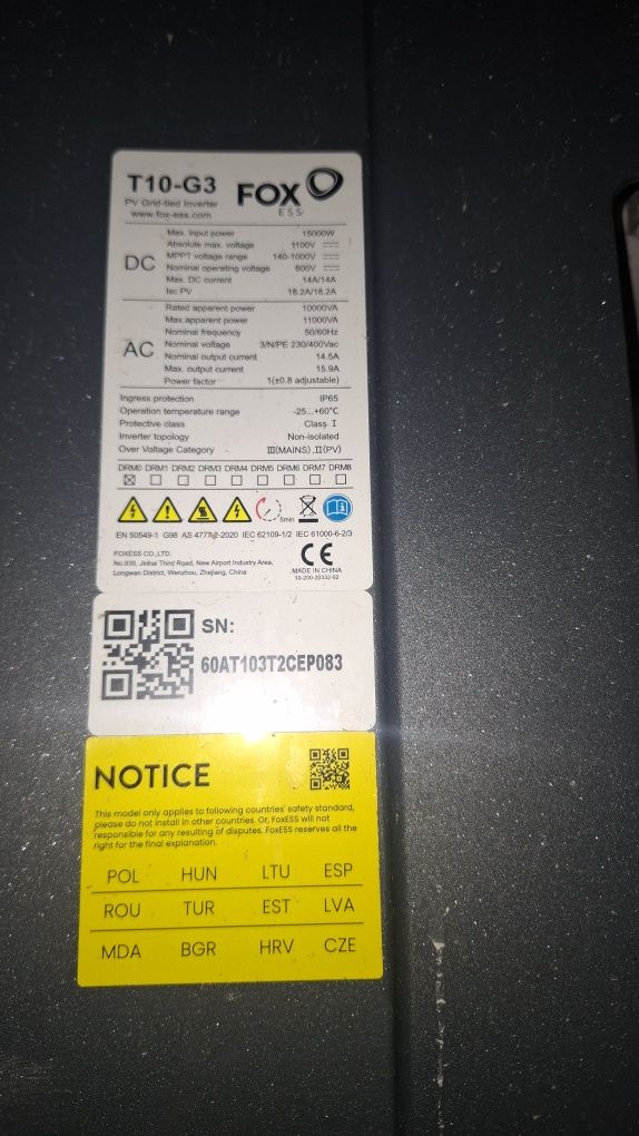 Falownik Fox T10 G3