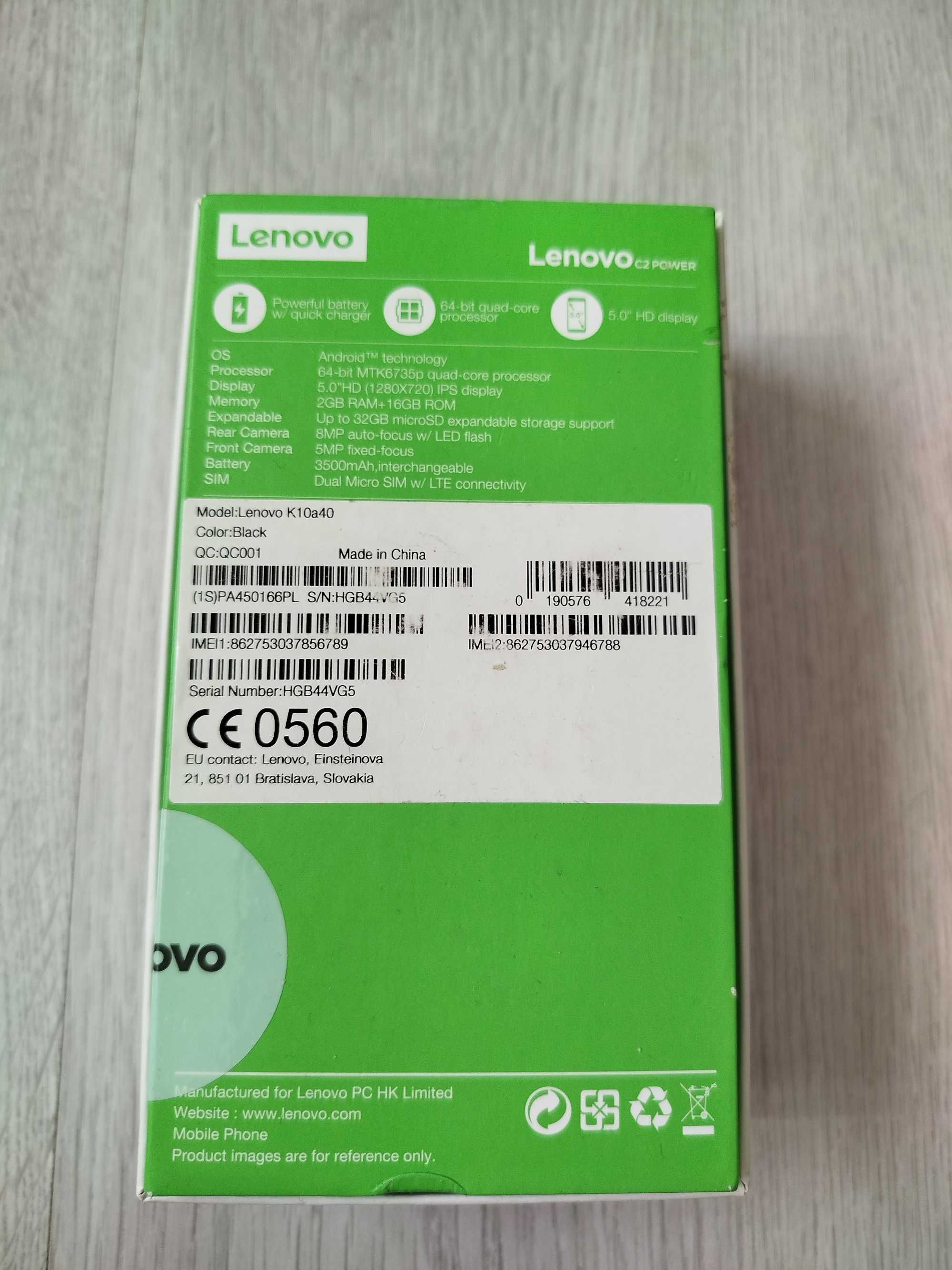 Smartfon Lenovo C2 dual sim- Wi FI- stan bdb