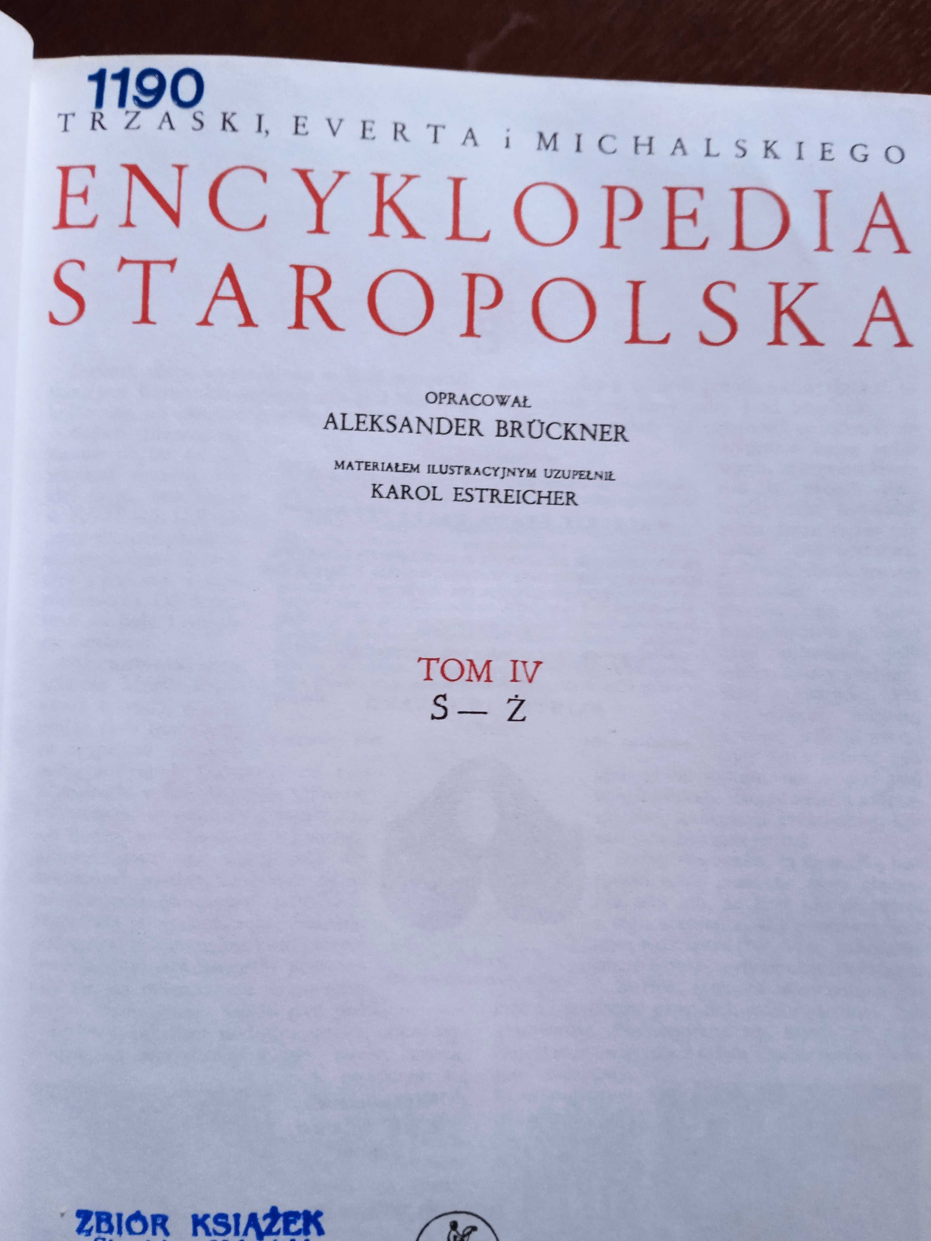 Encyklopedia staropolska ilustrowana