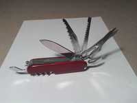 Нож складной, перочинный, мультитул (12 предметов)