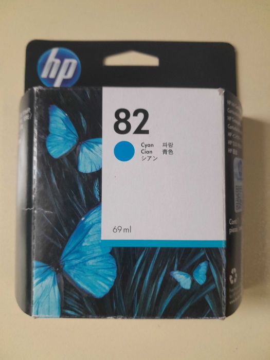 Оригинальный струйный картридж НР 82,С4911А,синий(cyan)