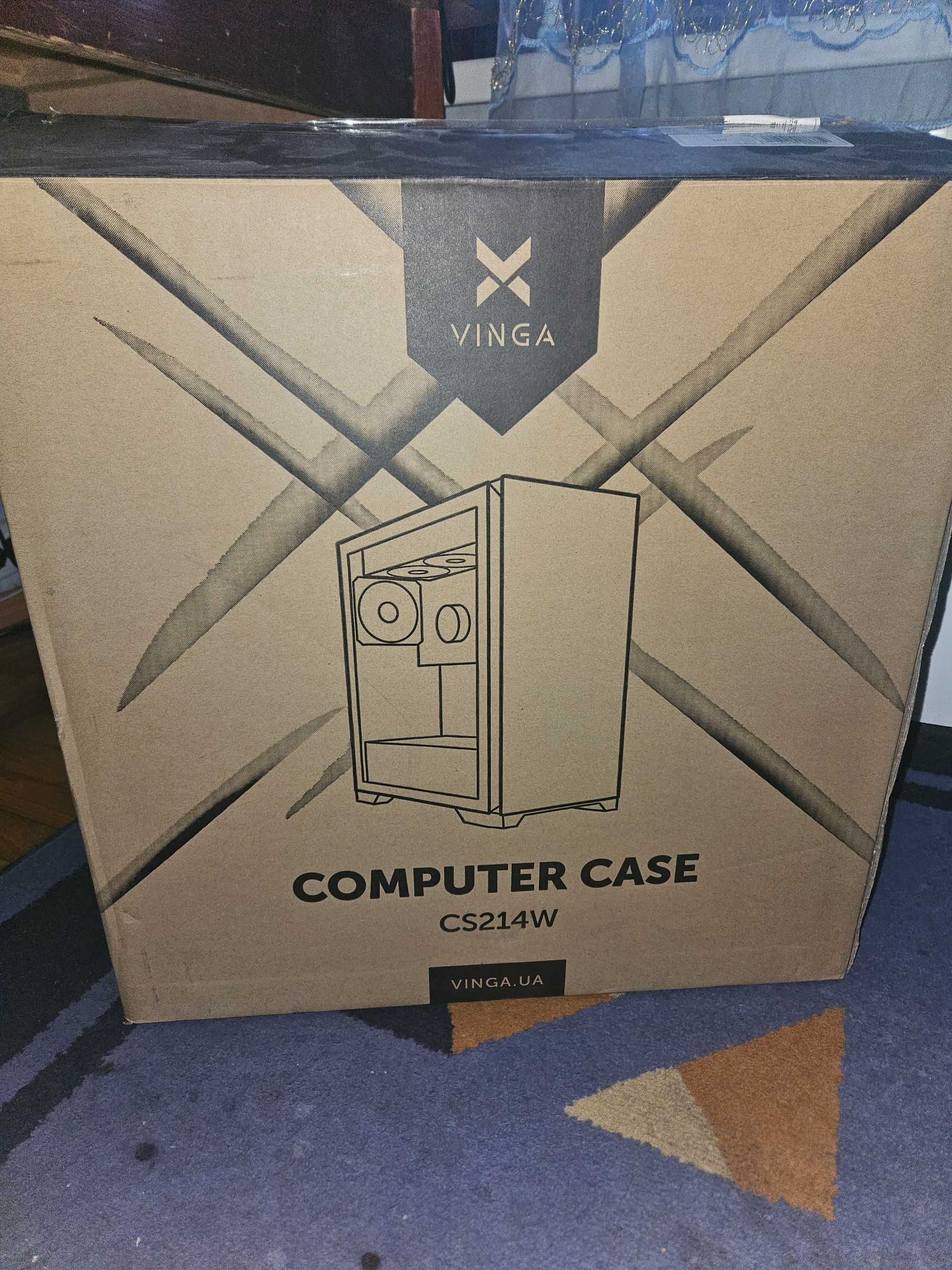 Корпус VINGA CS214W с кулерами IDCooling TF12025 в идеале с гарантией