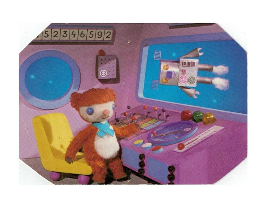 Miś Koralgol Coralgol bajka oryginalna pocztówka 1983 rok PRL Vintage