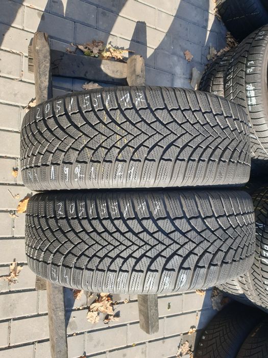 Opony 205/55R17 Bridgestone Blizzak 2021r Super stan Zima zimowe