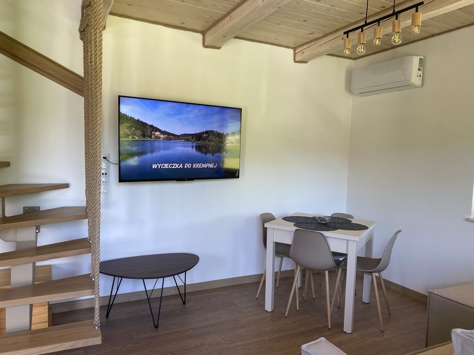 Domek z bali w sercu natury Krempna - cisza, góry i relax na odludziu.
