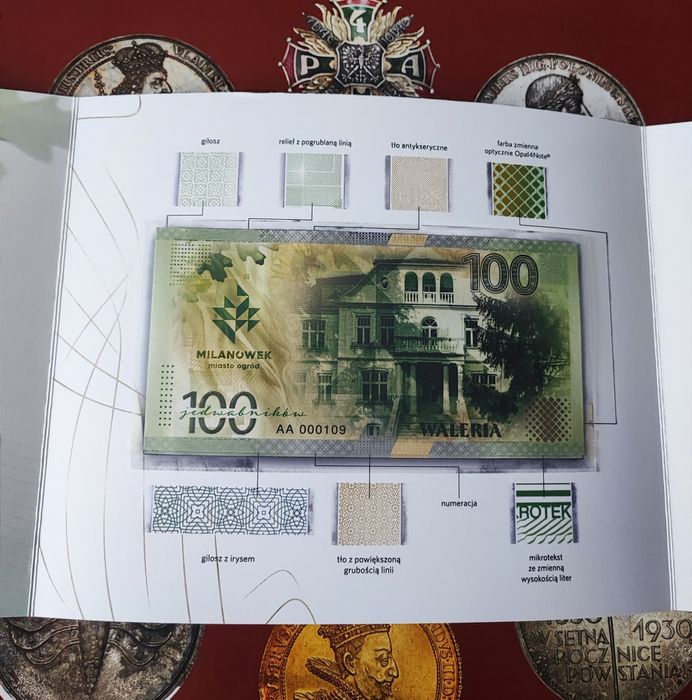 Banknot PWPW Milanówek - niski nakład!