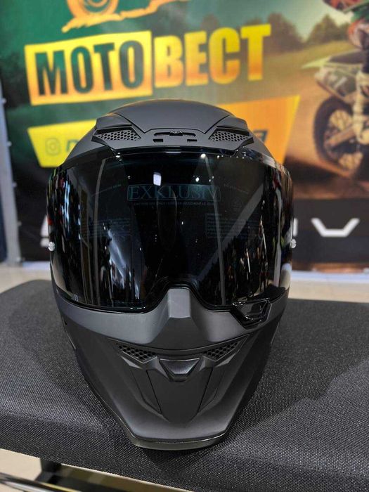 Мотошолом Шолом NOX Goliath Black Matt