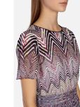 Karen Millen Sukienka Plisowana Wzory Zygzaki 36