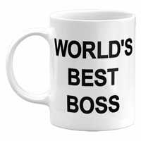 Kubek World's Best Boss z serialu The Office, dla fana, 330ml (NOWY)