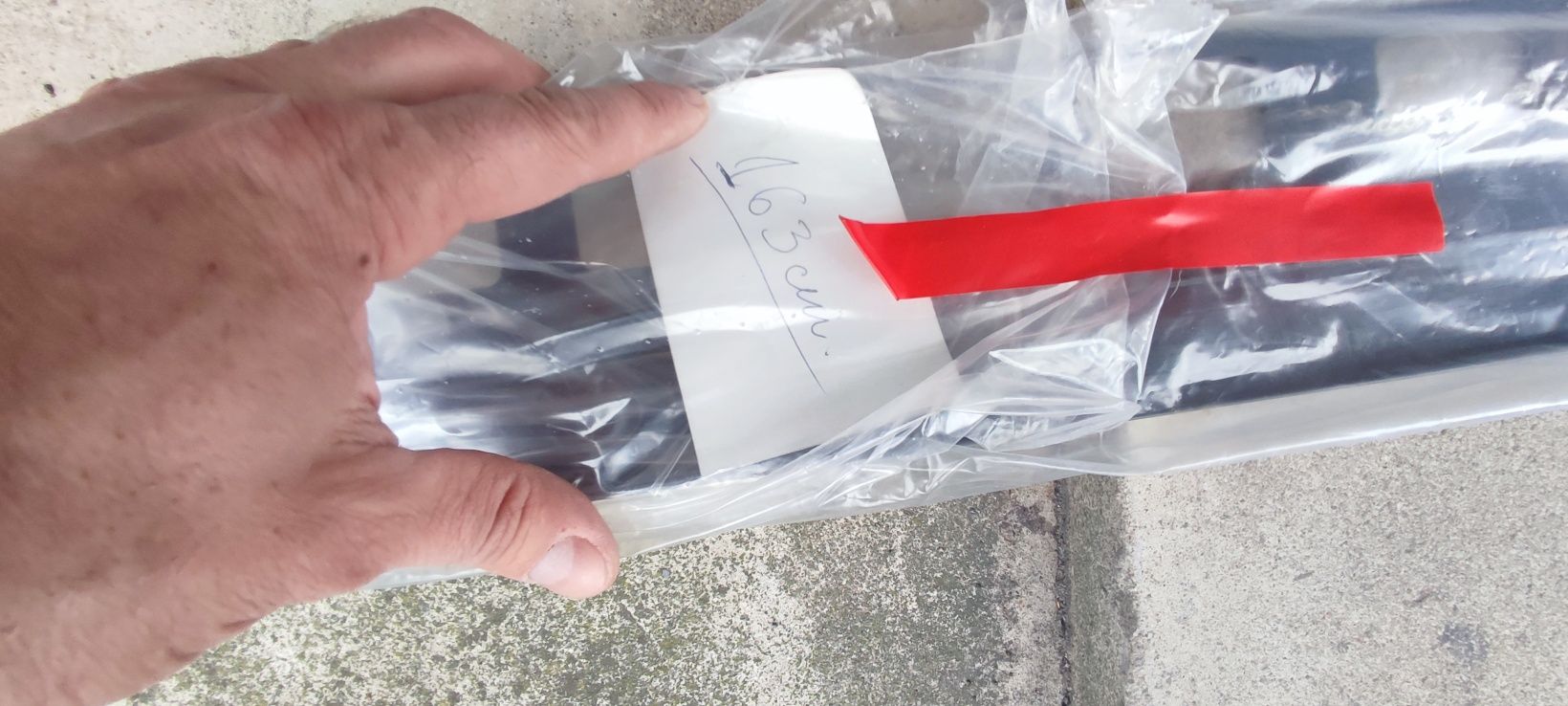 Profil okapowy.Listwa okapowa Renoplast K100 ral 7024