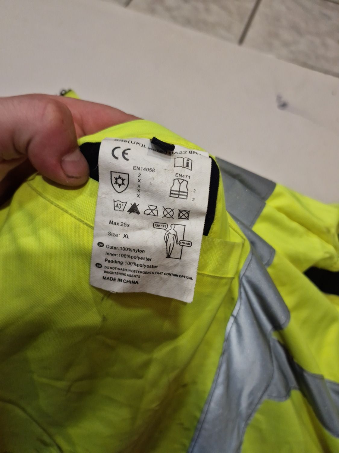 Bezrękawnik Site roboczy odblaskowy roz,xl,xxl,54,56,zimowy,ocieplany