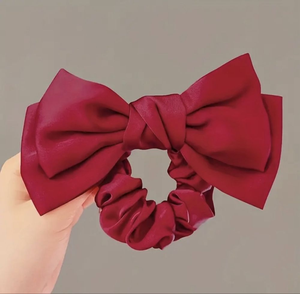 Gumka scrunchie kokarda