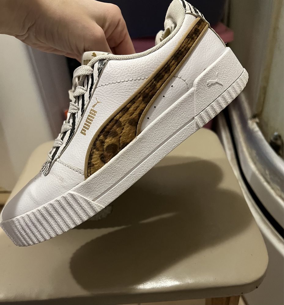 Кеды белые кроссовки Puma, оригинал