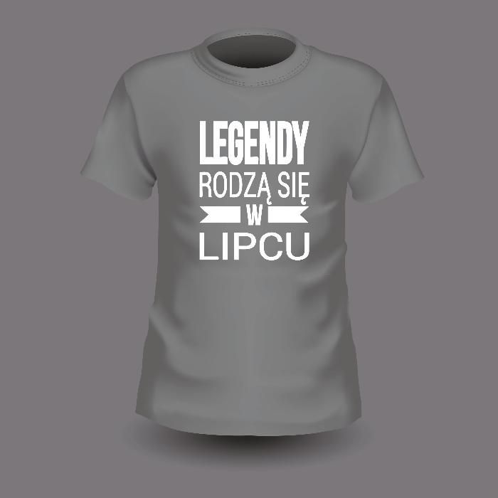 Koszulka t-shirt Legendy rodzą się w Lipcu idealny prezent urodziny M