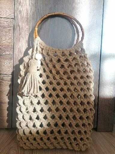 Torebka handmade, siatka