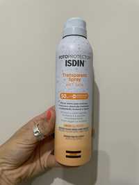 Isdin Transparente Wet Skin Spray SPF50