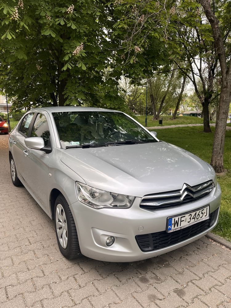 Citroen C-elysée 1.6 2014/15 r. srebrny sedan
