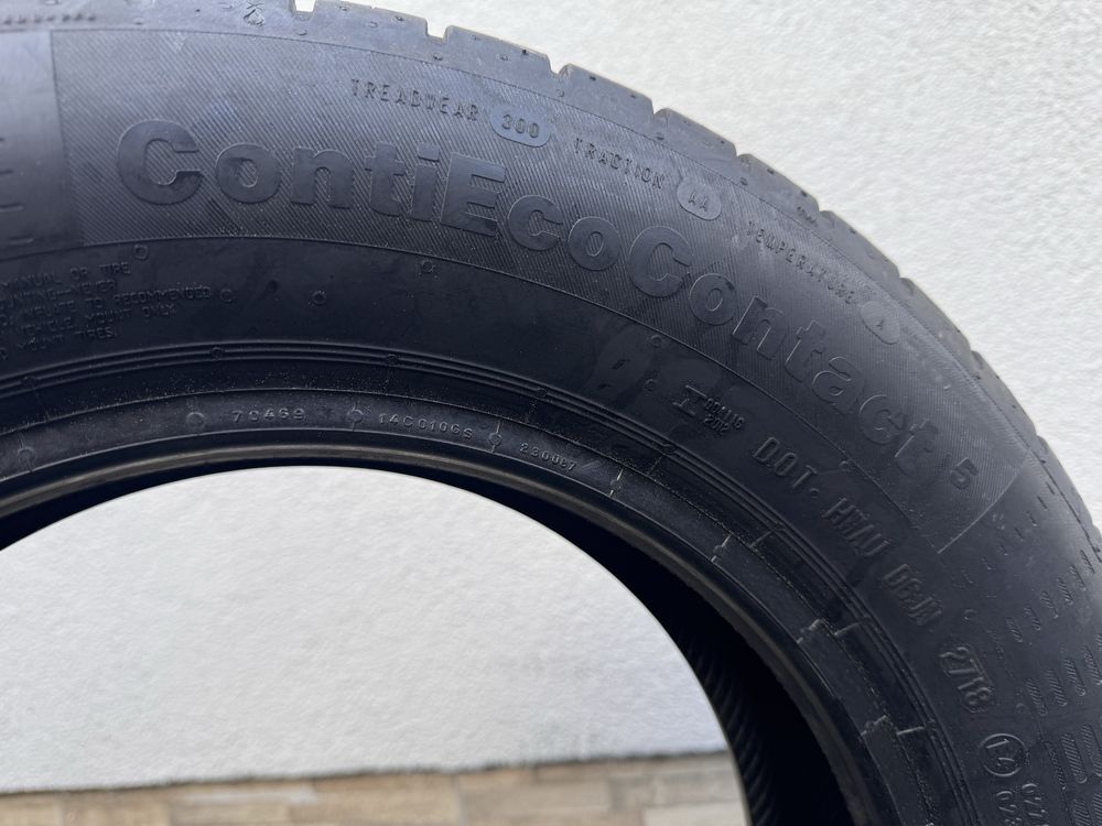 Літні шини 165/70R14 Continental. Прот:7.3мм. Пара.