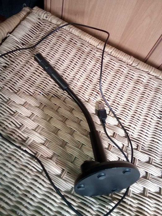 Zewnętrzny mikrofon z kablem USB