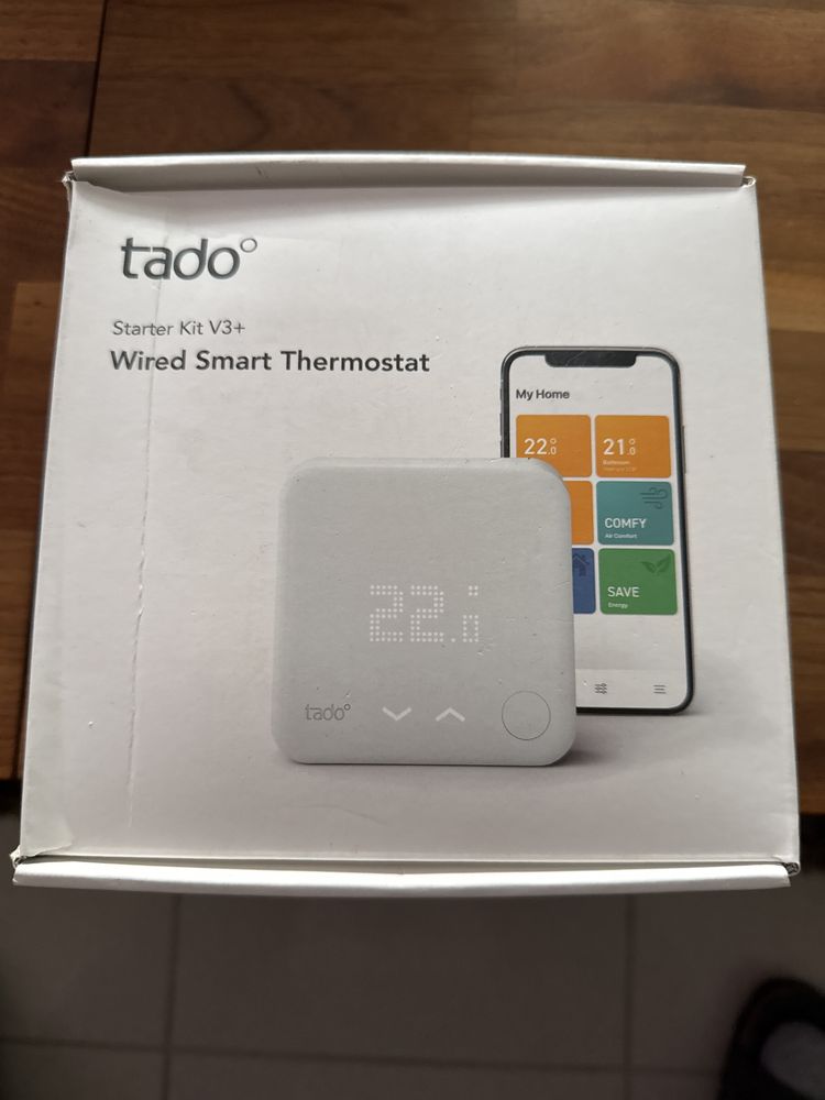 Nowy przewodowy termostat Tado Starter Kit V3+ Gw24m