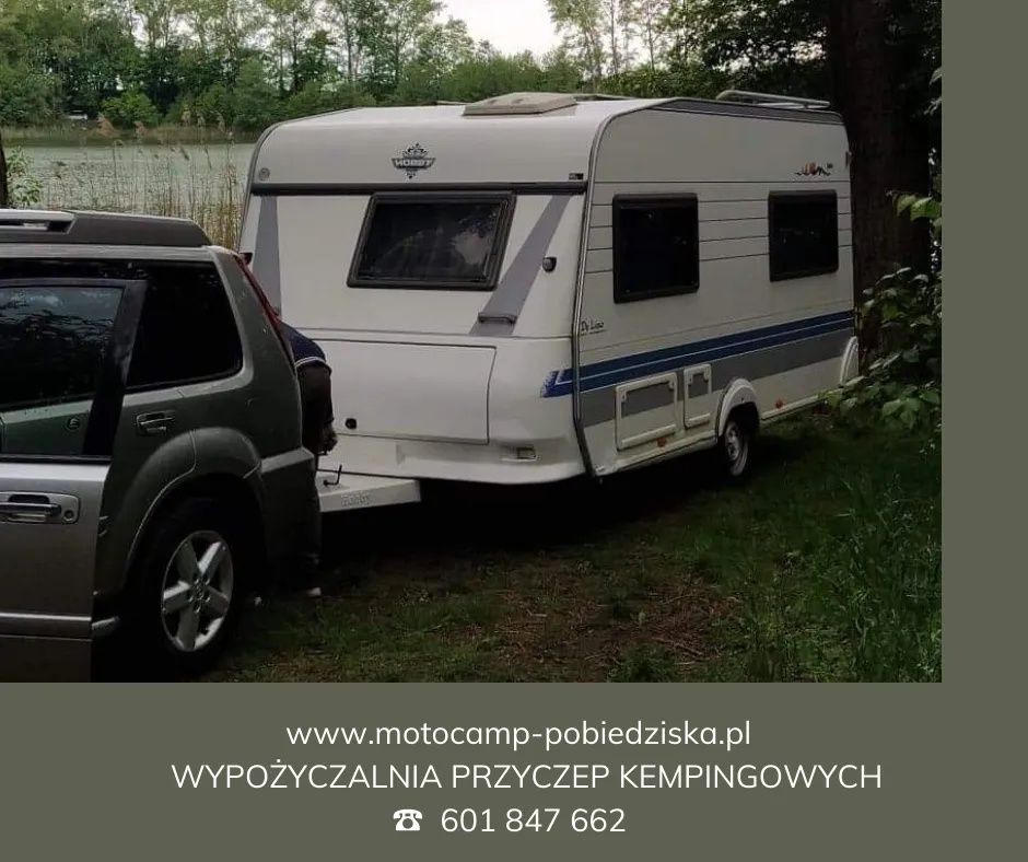 Wypożyczalnia przyczep kempingowych MOTOCAMP, wynajem,weekendy,na ryby